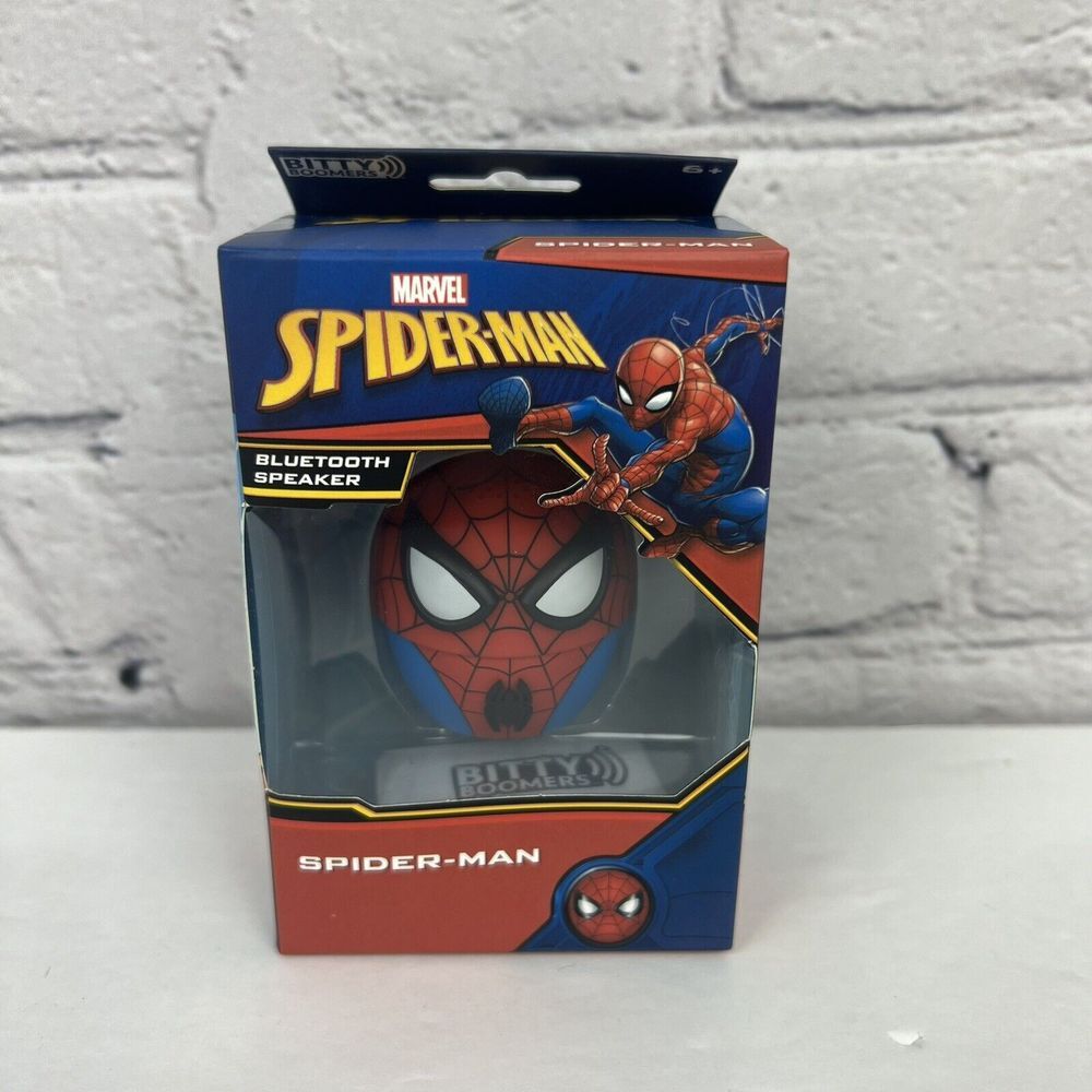 Marvel Spider Man Bitty Boomers Portable Wireless‎ Bluetooth Speaker New In Box